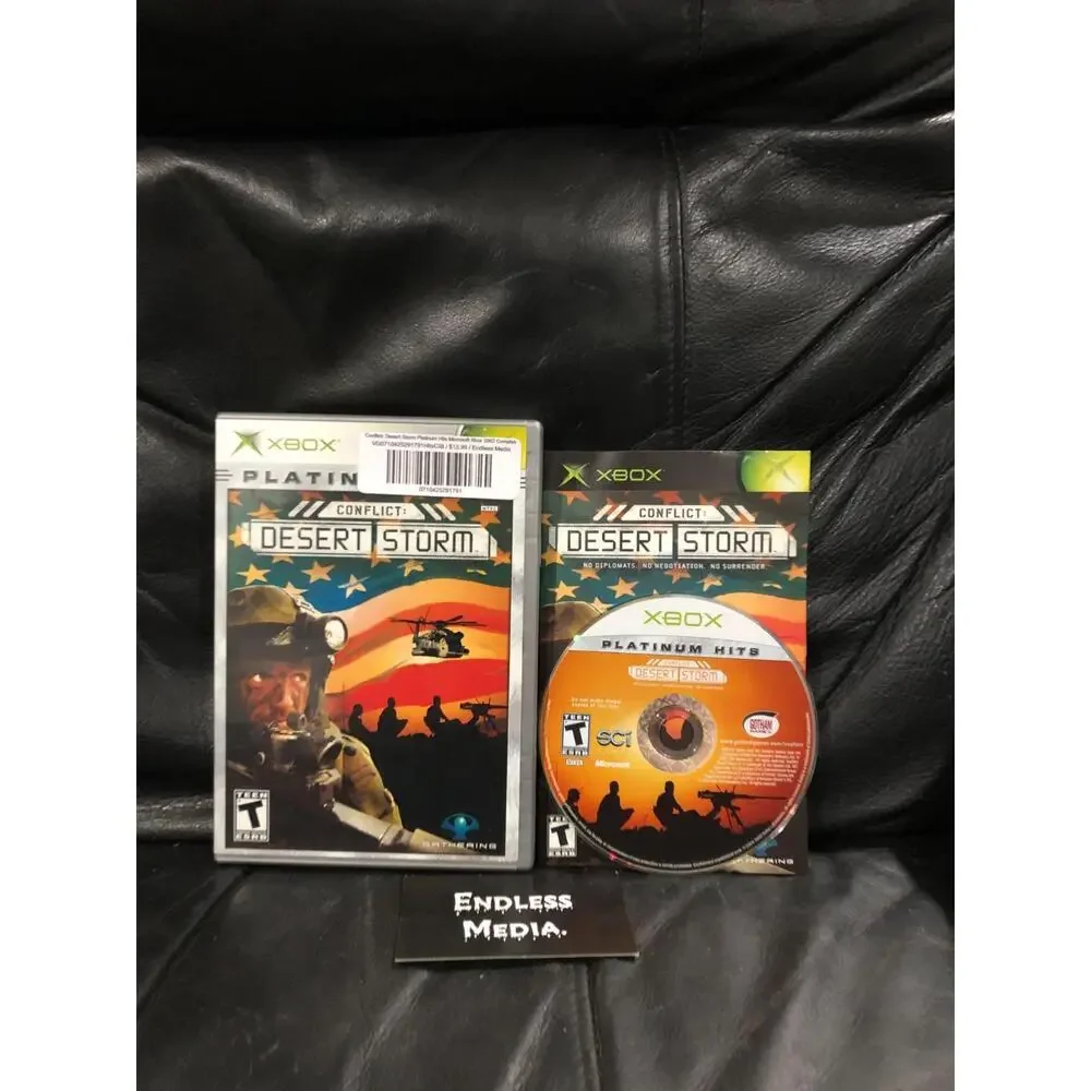 Conflict Desert Storm [Platinum Hits] Microsoft Xbox CIB Video Game